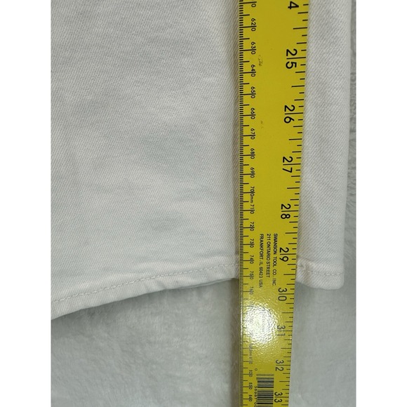 Old Navy Womens White Jeans 8 Sky Hi Wide Leg Please See Measurements Runs Big! - Picture 8 of 15